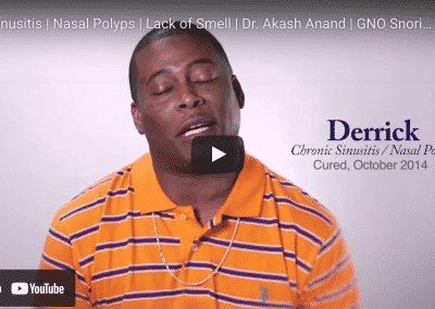 The Nasal Polyps Specialists at GNO Snoring & Sinus Helped Derrick Find Relief